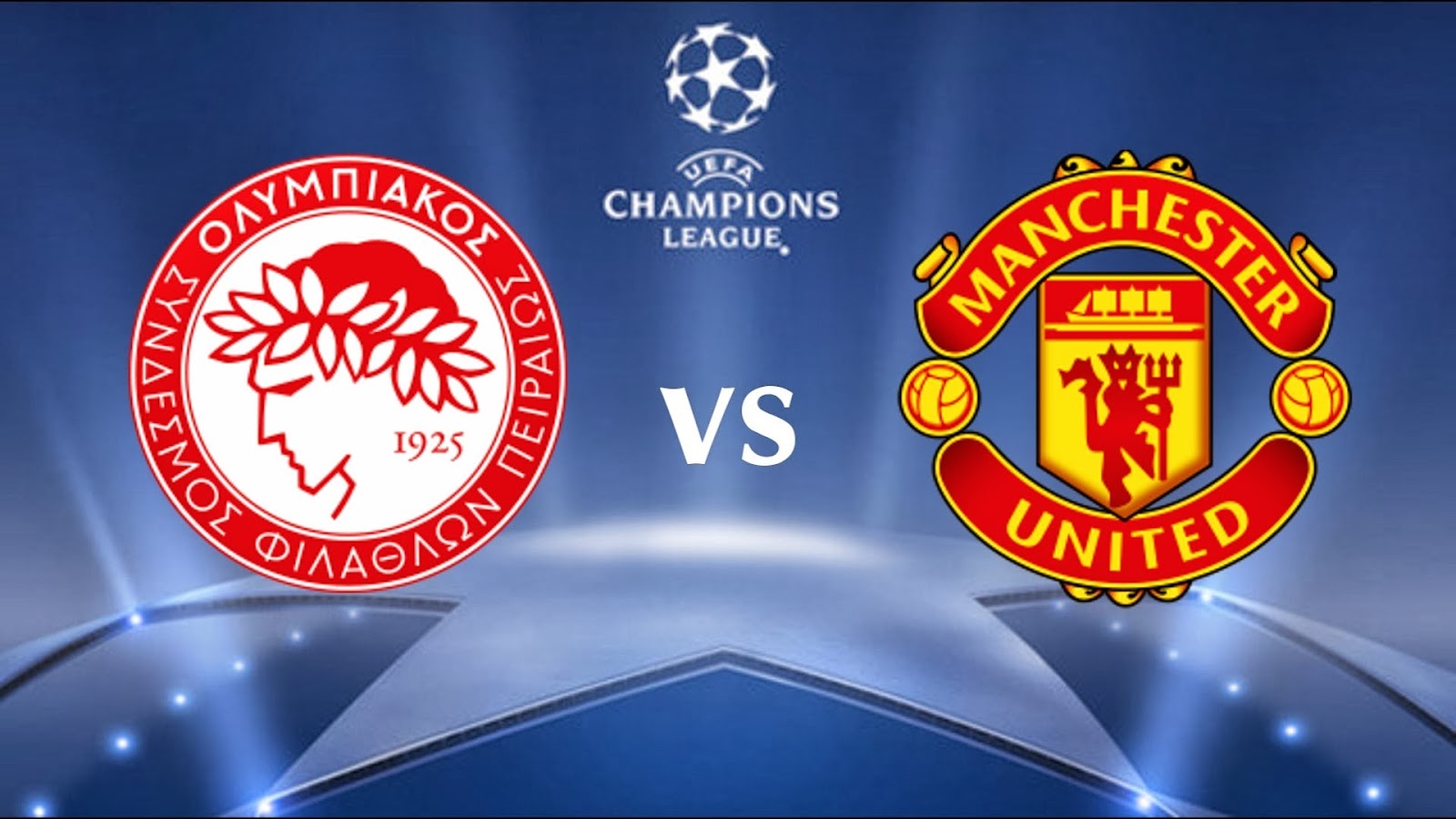 Olympiacos vs Manchester United en Vivo - Champions League 