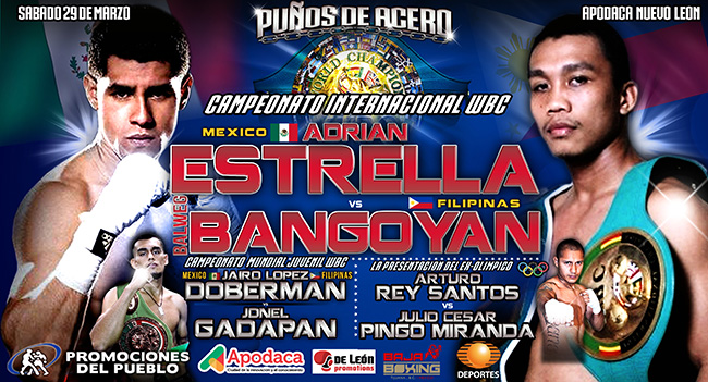 Adrian Estrella vs Balweg Bangoyan en Vivo