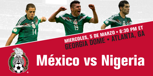 México vs Nigeria en Vivo