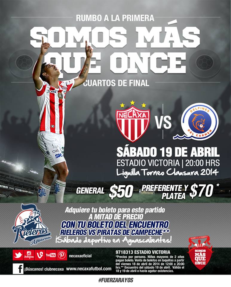 Necaxa vs Delfines en Vivo