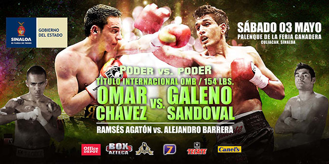 Omar Chávez vs Daniel "Galeno" Sandoval en Vivo