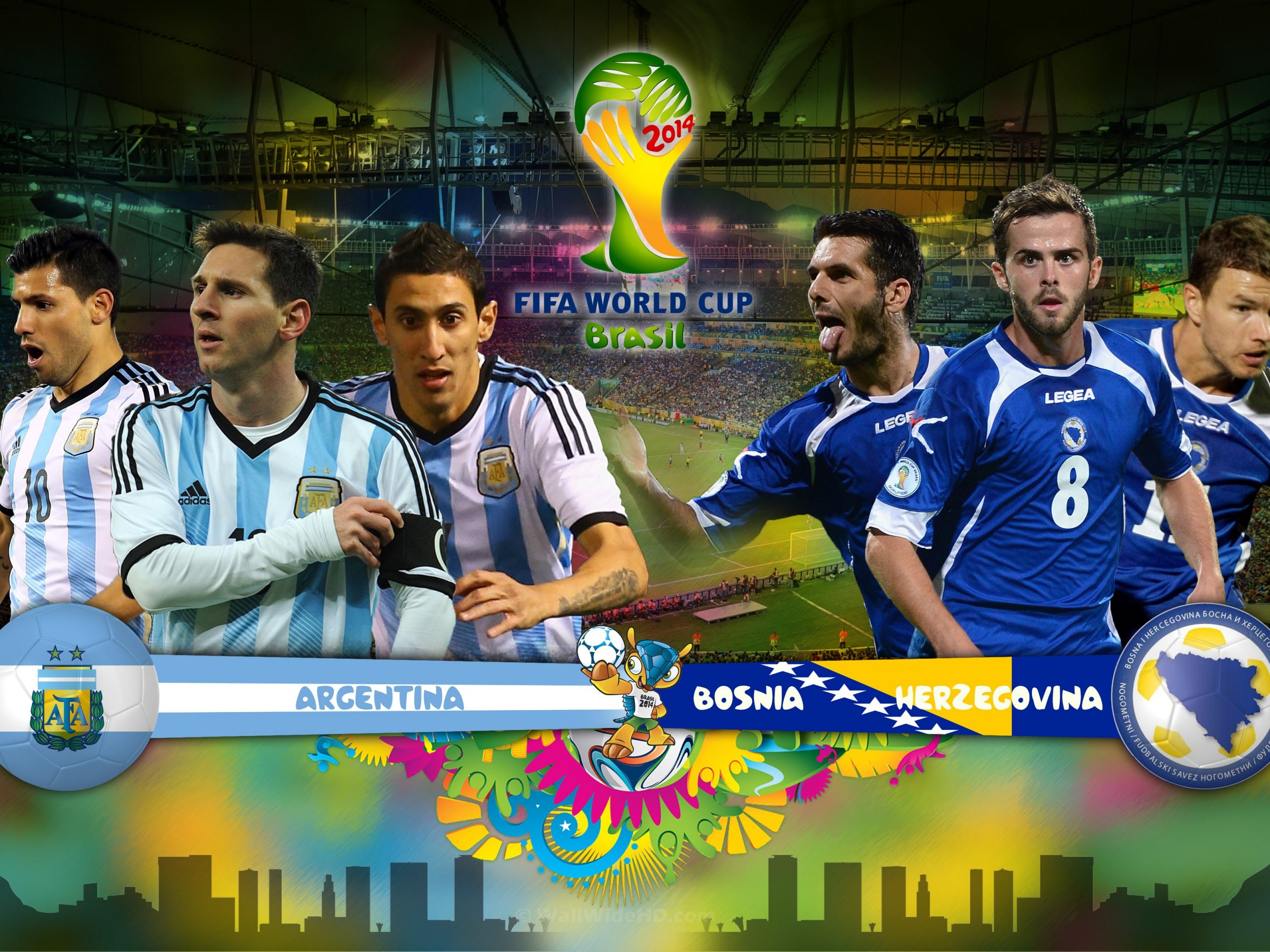 Argentina vs Bosnia - Brasil 2014