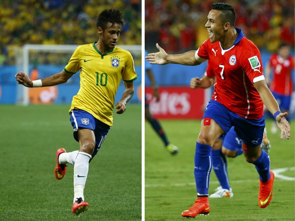 Brasil vs Chile en Vivo 2014