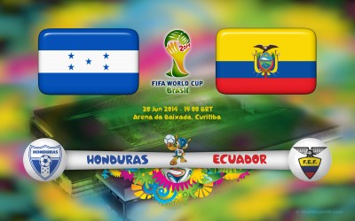 Honduras vs Ecuador en Vivo Brasil 2014