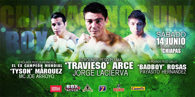 Jorge "Travieso" Arce vs Jorge Lacierva en Vivo