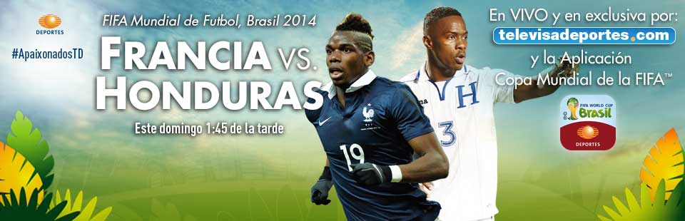 Partido en Vivo Francia vs Honduras