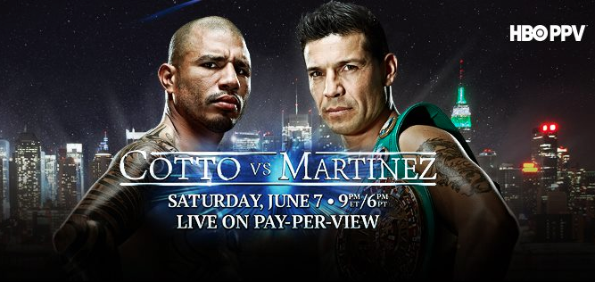 Sergio "Maravilla" Martínez vs Miguel Cotto en Vivo HBO PPV