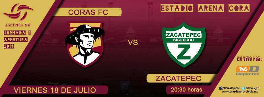 Coras Tepic vs Zacatepec en Vivo 2014