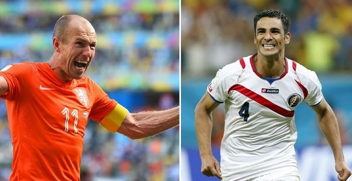 Holanda vs Costa Rica en Vivo 2014