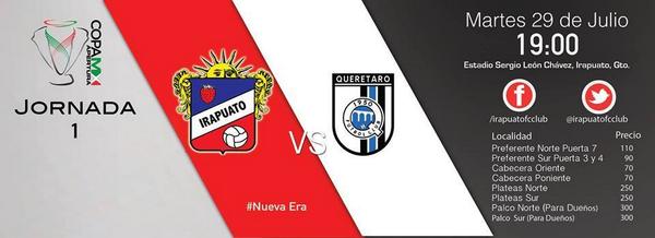 Irapuato vs Querétaro en Vivo 2014