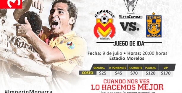 Morelia vs Tigres en Vivo 2014