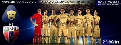 Pumas vs Atlante en Vivo 2014