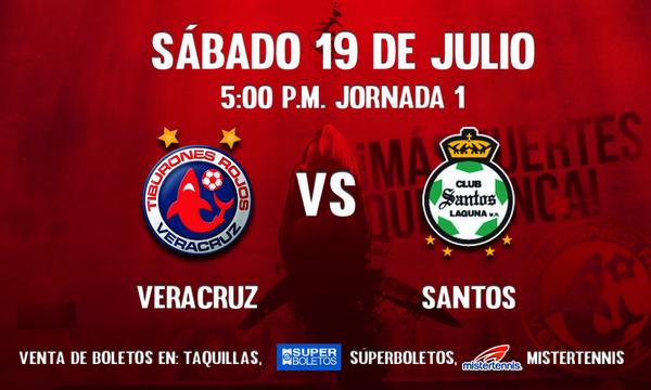 Veracruz vs Santos en Vivo 2014