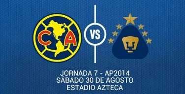 Ver América vs Pumas en Vivo 2014