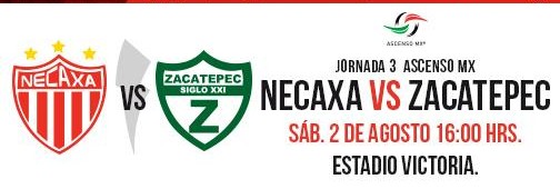 Necaxa vs Zacatepec en Vivo 2014