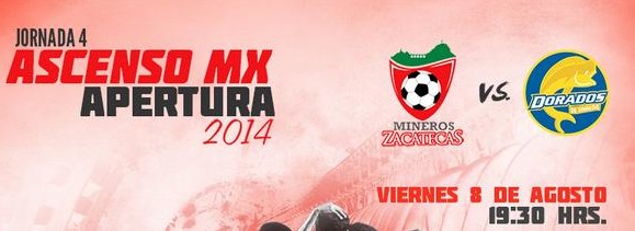 Zacatecas vs Dorados en Vivo 2014