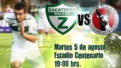 Zacatepec vs Tijuana en Vivo 2014